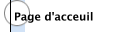 Page d'acceuil